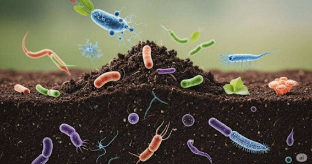 豊かな土壌改良で微生物を活かす