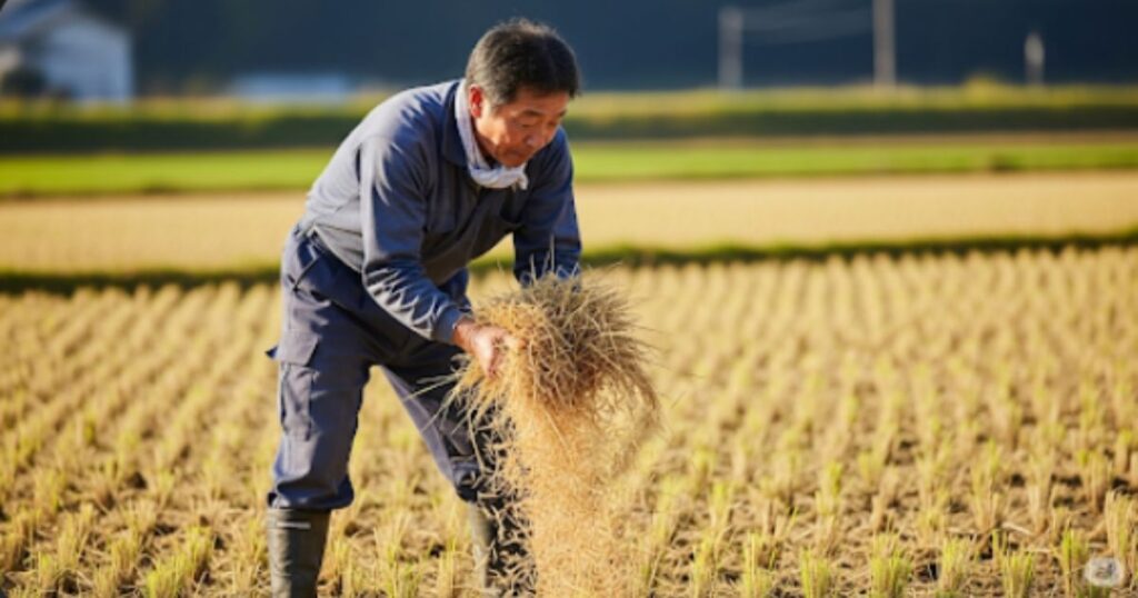 畑に籾殻をまく理由とは?