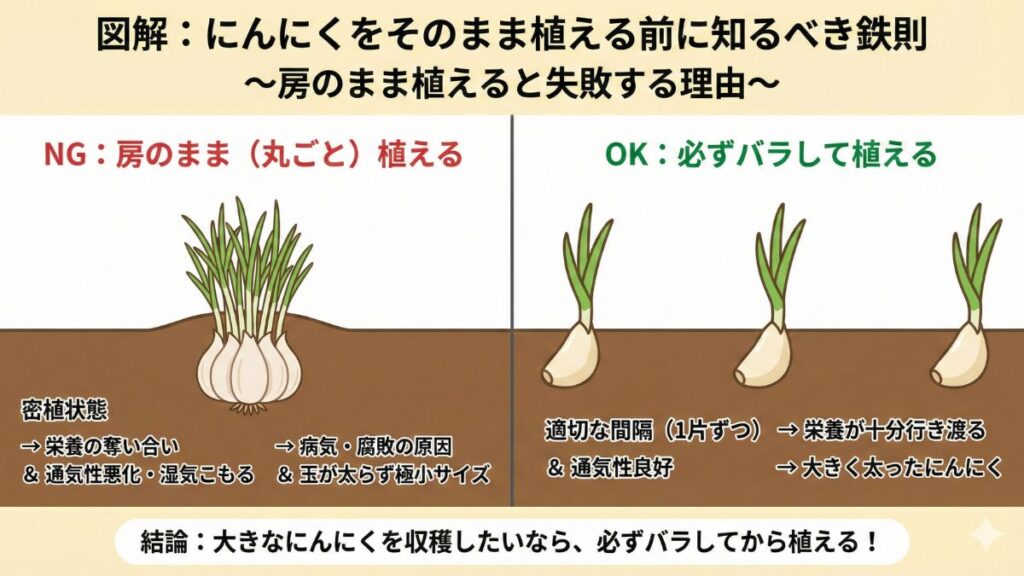 にんにくをそのまま植える前に知るべき失敗しない鉄則