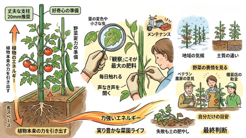 垂直栽培できる野菜で家庭菜園を成功させるポイント