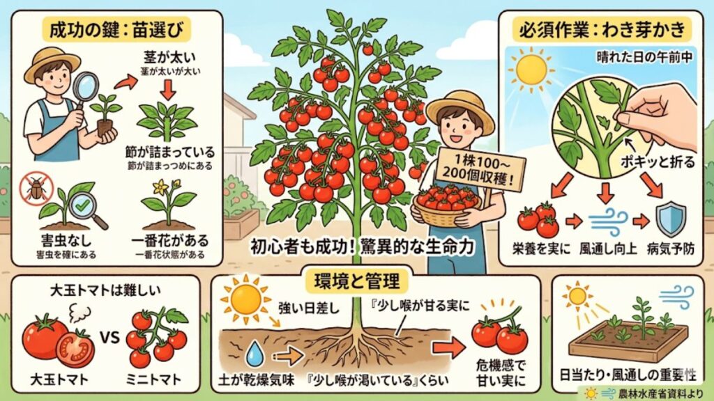 初心者に人気の夏野菜で育てやすいランキング上位の種類