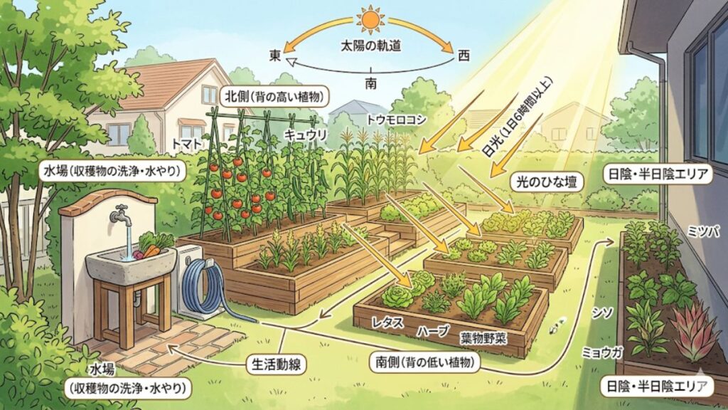 理想を叶えるおしゃれな家庭菜園のデザイン例と空間設計