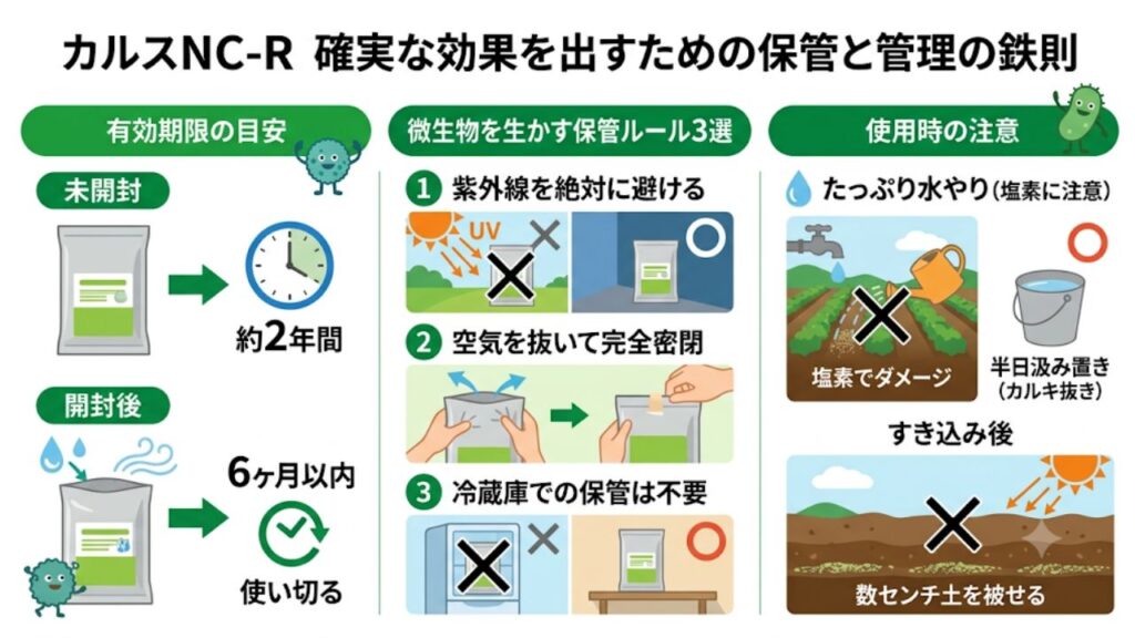 失敗しないための有効期限と正しい保存