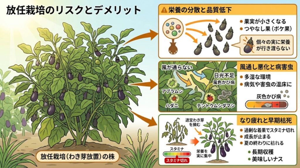 放任栽培がもたらす深刻なデメリット